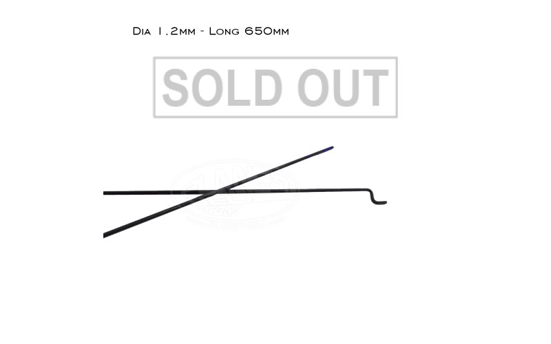 Z type D1.2mm push rod steel wire rc aircraft airplane connecting rod (2 Pcs)